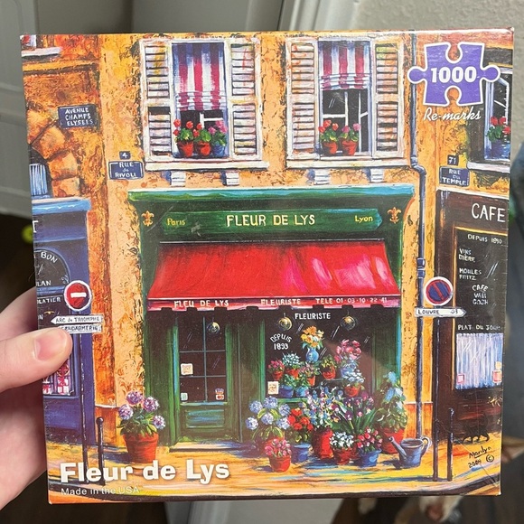 SEALED 1000 Piece Jigsaw Puzzle Fleur De Lys Re-marks - Picture 1 of 1